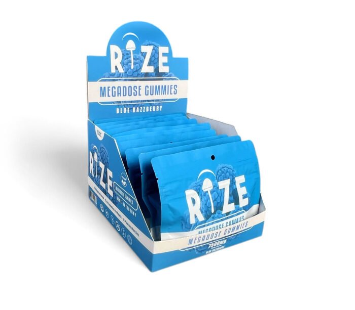 Blue Razzberry Gummies, 10 Pack – 7500mg