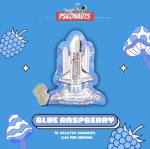 Psilonauts Blue Raspberry Gummies