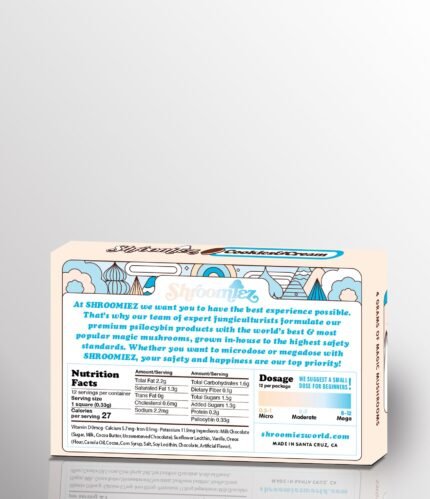 Shroomiez Cookies & Cream Milk Chocolate Bar