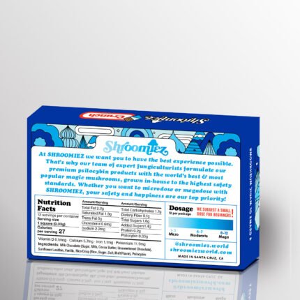 Shroomiez Crunch Milk Chocolate Bar